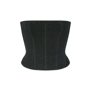 NWT SKIMS OUTDOOR CORSET IN WASHED ONYX